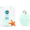 BATH POUF - Medium, Green | for All Skin Types - Image 2