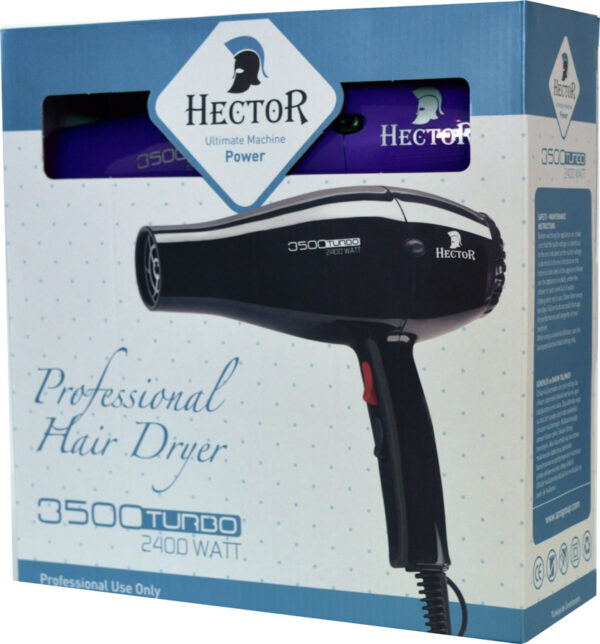 ⁦HECTOR PROFESSIONAL 3500 TURBO HAIR DRYER | Purple⁩ - الصورة ⁦4⁩