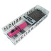 ⁦JOLLY METAL BRISTLE HAIR BRUSH | Rectangular Pink Color⁩ - الصورة ⁦2⁩