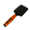 JOLLY METAL BRISTLE HAIR BRUSH | Rectangular Orange Color