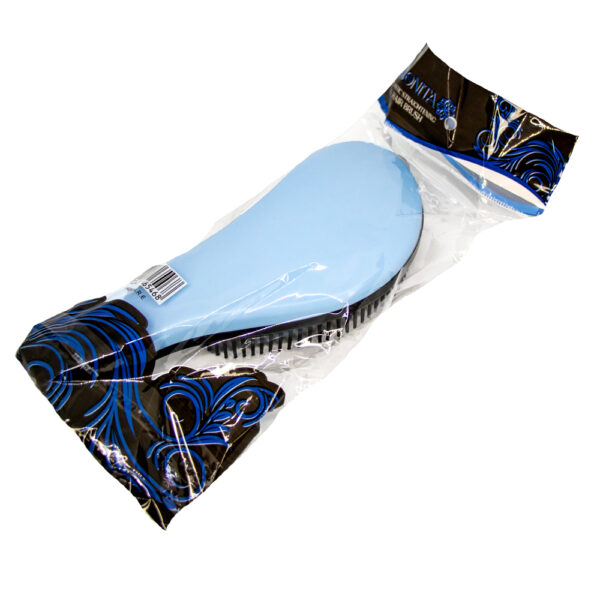 BONITA STRAIGHTENING HAIR BRUSH | Rounded Blue Color <br><span style="color:#939598;">Healthier Hair with no Tangles</span>